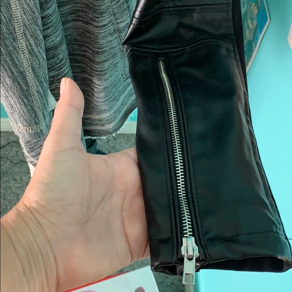 Blank NYC Multi Textured Faux Leather Jacket - Picture 4 of 7